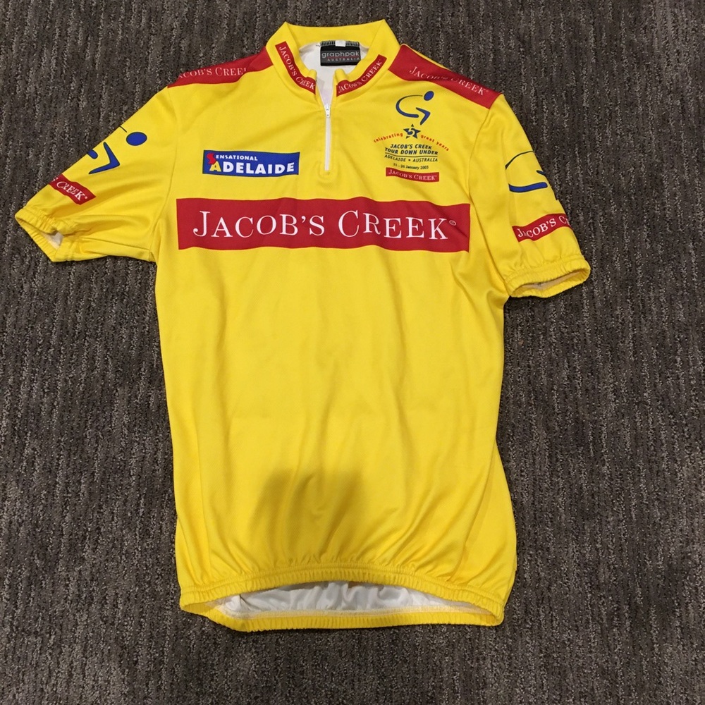 2 Men’s Cycling jerseys.  Size Medium.